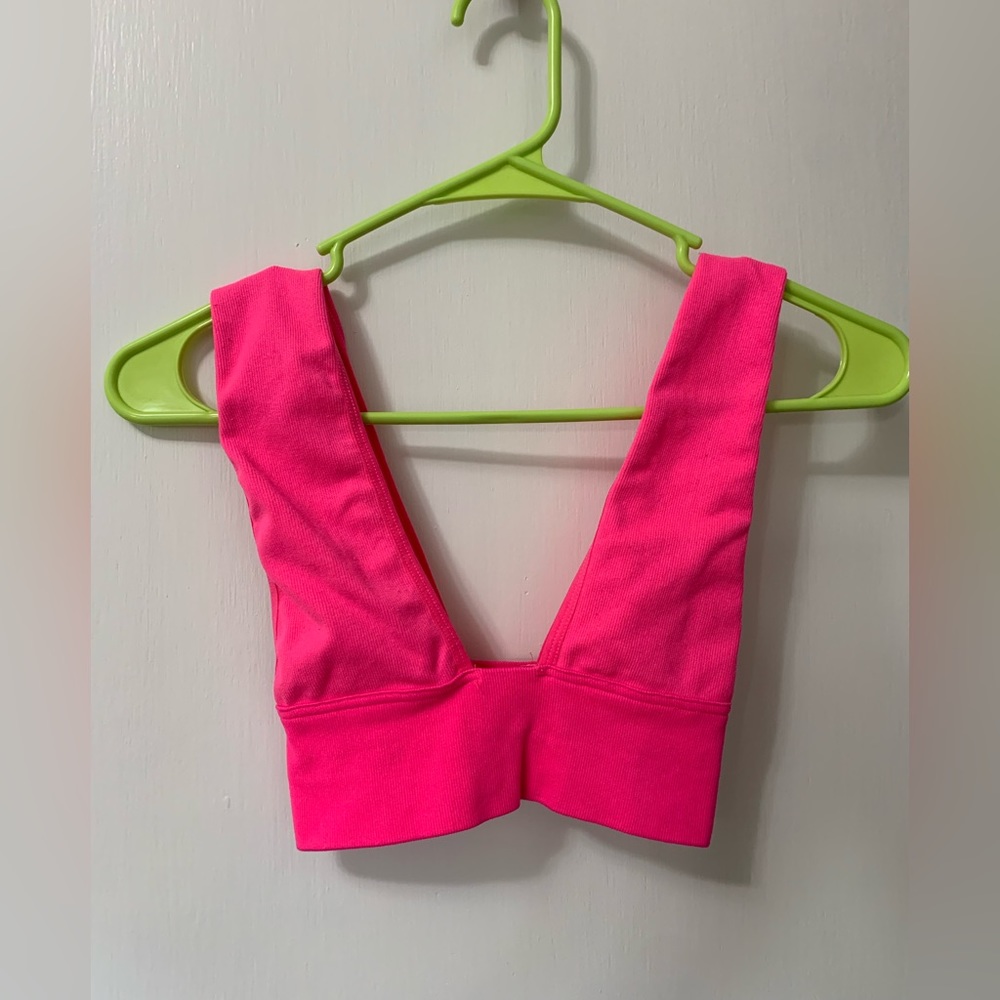 Urban Outfitters bright pink going out top